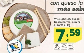 HiperDino Queso valsequillo oferta