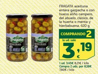 HiperDino Aceitunas fragata oferta