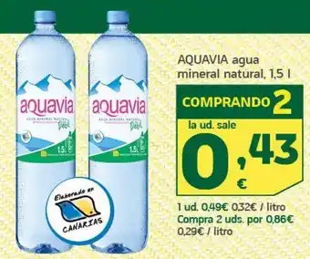 HiperDino Agua aquavia oferta