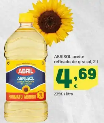 HiperDino Aceite refinado de girasol abrisol oferta