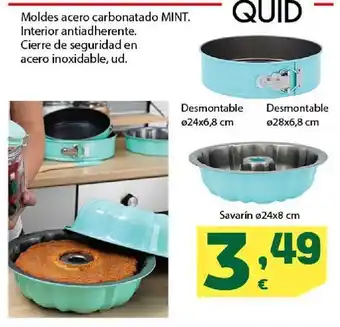 HiperDino Moldes acero carbonatado mint quid oferta