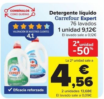 Carrefour Detergente líquido carrefour expert oferta