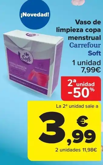 Carrefour Vaso de limpieza copa menstrual carrefour oferta