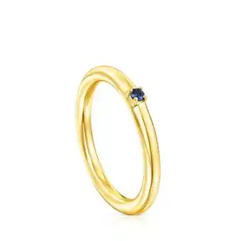Tous Anillo de plata vermeil y zafiro azul ring mix oferta
