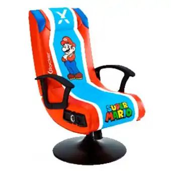 Game Silla gaming x rocker nintendo super mario + altavoces 2.1 oferta