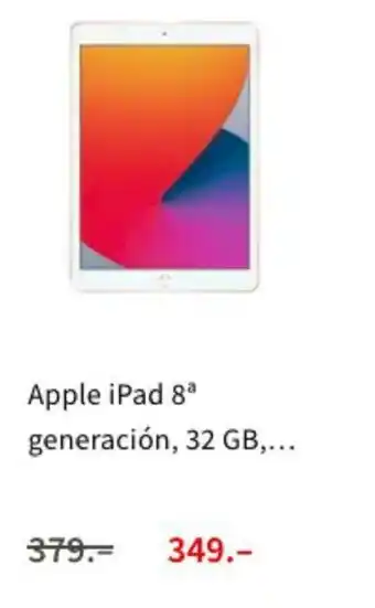 MediaMarkt Apple iPad 8 generación, 32gb oferta