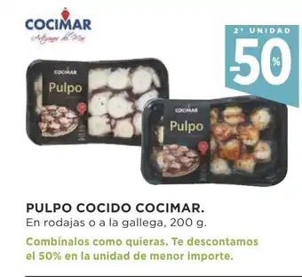 Supercor Pulpo Cocido Cocimar 200g oferta