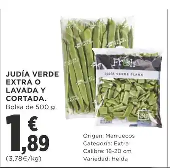 Supercor Judía Verde Extra O Lavada Y Cortada 500g oferta
