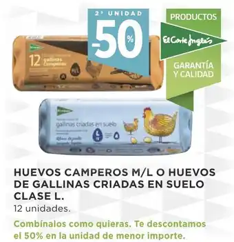 Supercor Huevos Camperos M/L O Huevos De Gallineas Criadas En Suelo Clase L oferta
