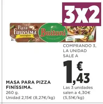 Supercor Masa Para Pizza Finissima 260g oferta
