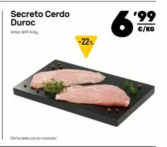 AhorraMas Secreto Cerdo Duroc oferta
