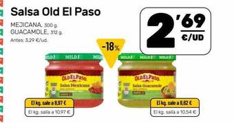 AhorraMas Salsa Old El Paso oferta