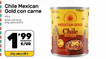 AhorraMas Chile Mexican Gold Con Carne oferta