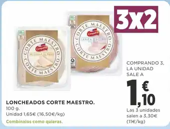 Supercor Loncheados Corte Maestro 100g oferta