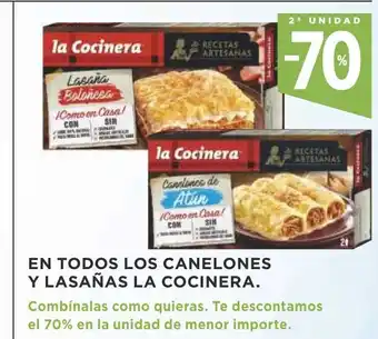 Supercor En Todos Los Canelones Y Lasañas La Cocinera oferta