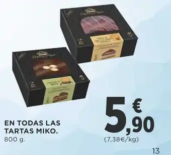 Supercor En Todas Las Tartas Miko 800g oferta