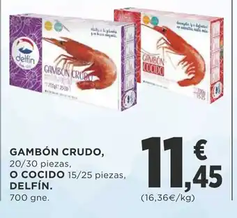 Supercor Gambón Crudo O Cocido Delfin 700gne oferta
