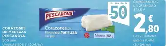 Supercor Corazones De MErluza Pescanova 500gne oferta