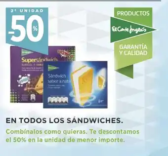 Supercor En Todos Los Sándwiches oferta