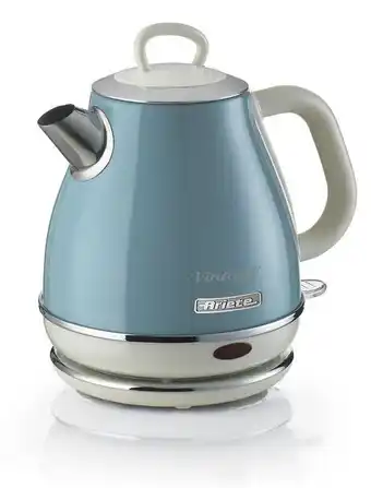MediaMarkt Reacondicionado hervidor - ariete 2868, 1630 w, 1 l, asa ergonómica, filtro metal, azul oferta