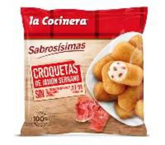 FROIZ Croquetas la cocinera de jamón serrano sabrosísimas 500 g oferta