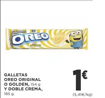 Supercor Galletas Oreo Original O Golden, 154g Y Doble Crema 185g oferta