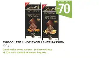 Supercor Chocolate Lindt Excellence PAssion 100g oferta