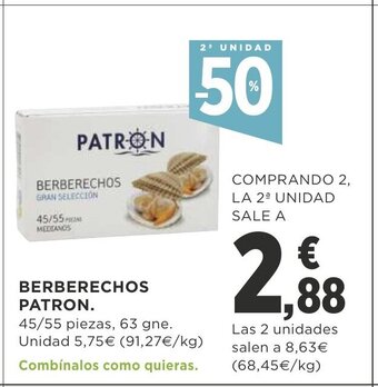 Supercor Berberechos Patron oferta