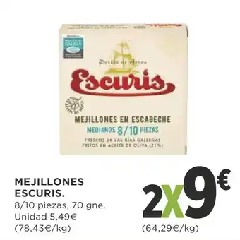 Supercor Escuris Mejillones oferta