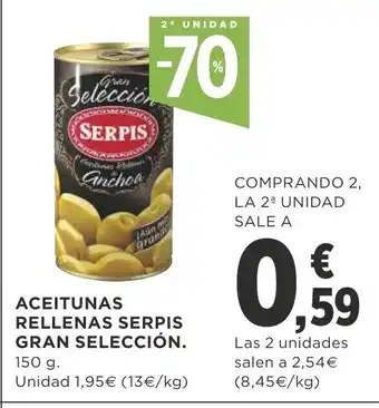 Supercor Serpis Aceitunas Rellenas Gran Seleccion 150g oferta