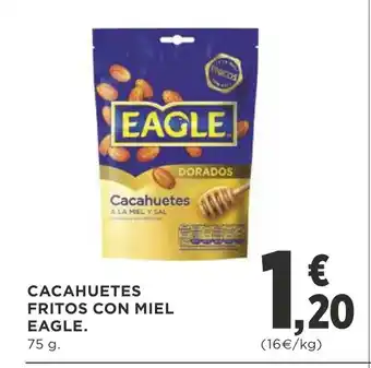 Supercor Eagle Cacahuetes Fritos Con Miel 75g oferta