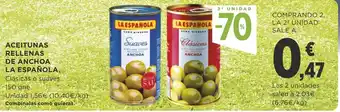 Supercor La Española Aceitunas Rellenas De Anchoa 150gne oferta
