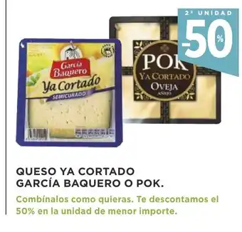 Supercor Queso Ya Cortado García Baquero O pok oferta