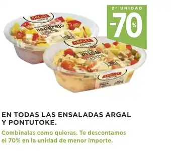 Supercor En Todas Las Ensaladas Argal Y Pontutoke oferta