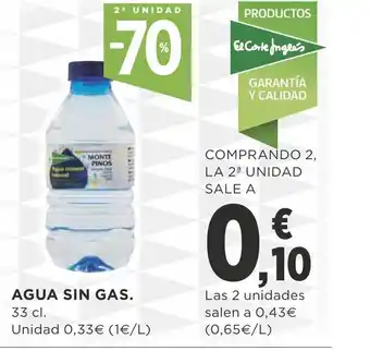 Supercor Agua Sin Gas 33cl oferta