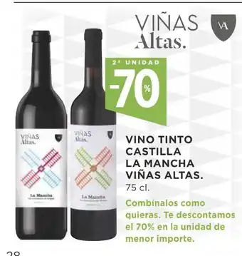 Supercor Vino Tinto Castilla La Mancha Viña Altas 75cl oferta