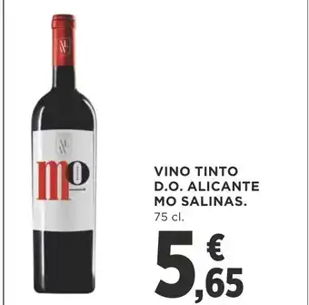 Supercor Vino Tinto D.O Alicante Mo Salinas 75cl oferta