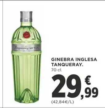 Supercor Ginebra Inglesa Tanqueray 70cl oferta