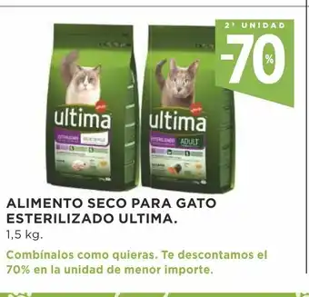 Supercor Alimento Seco Para Gato Esterilizado Ultima 1,5kg oferta