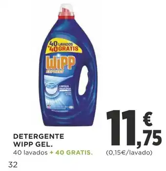 Supercor Wipp Detergente Gel oferta