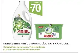 Supercor Ariel Detergente Original Liquido Y Cápsulas oferta