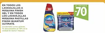 Supercor En Todos Los Lavavajillas A Máquina Finish Gel Y En Todos Los Lavavajillas Máquina Pastillas Finish Quantum Ultimate oferta