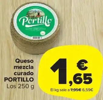 Carrefour Market Portillo Queso Mezcla Curado Los 250 g oferta