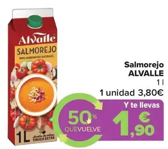 Carrefour Market Alvalle Salmorejo 1 l oferta