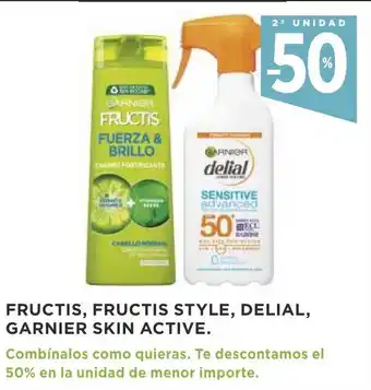 Supercor Fructis, Fructis Style, Delial, Garnier Skin Active oferta