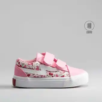 Merkal Zapatilla lona print velcros print bebé bache oferta