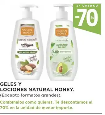 Supercor Natural Honey Geles Y Lociones oferta