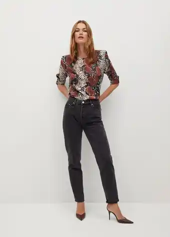 MANGO Blusa gliter oferta