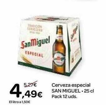 Dialprix Cerveza Especial San Miguel oferta