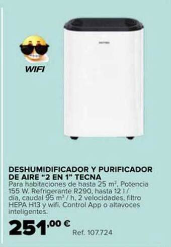Coferdroza Deshumidificador Y Purificador De Aire oferta